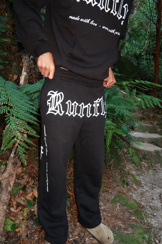 Black Track Pants