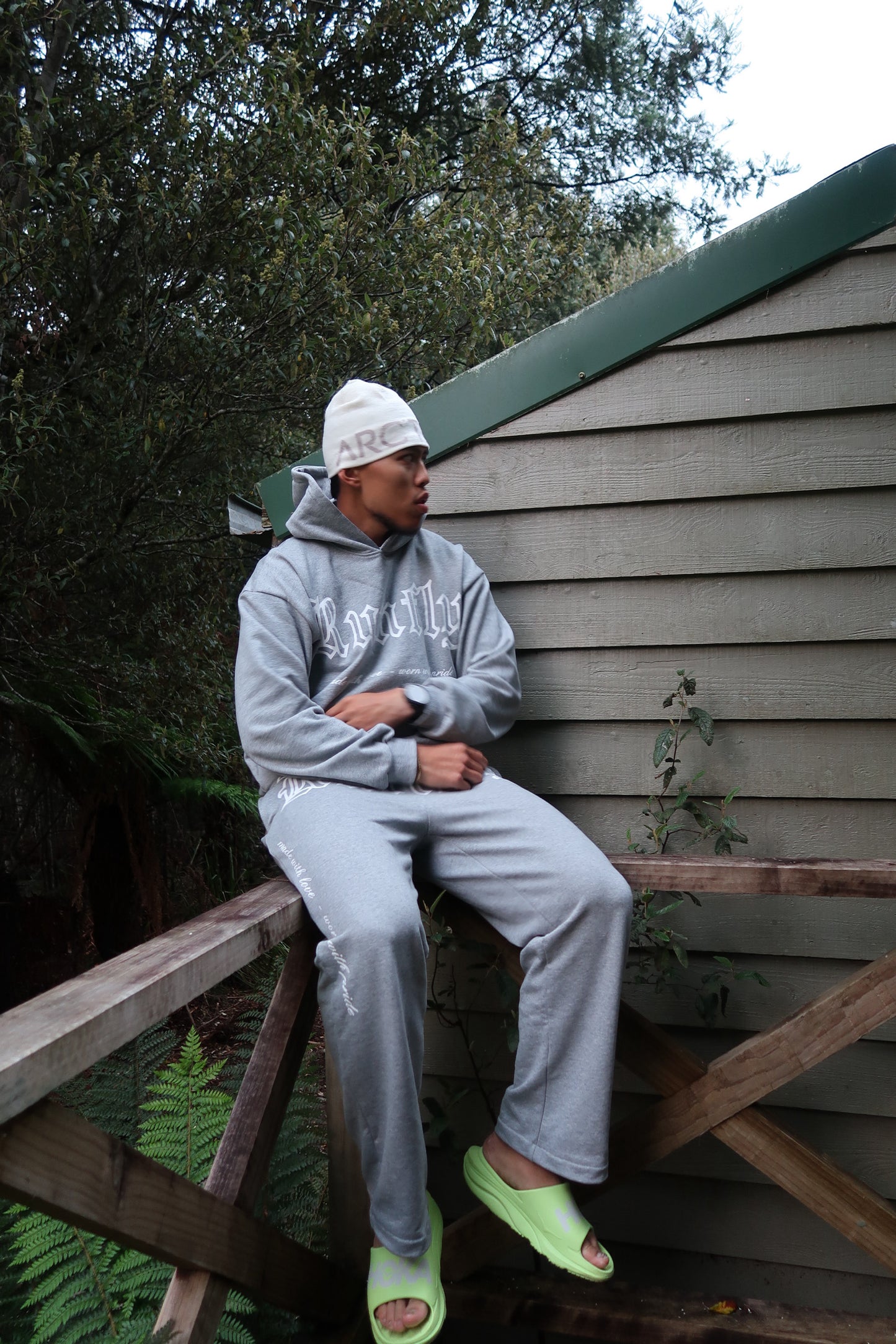 Grey Track Pants