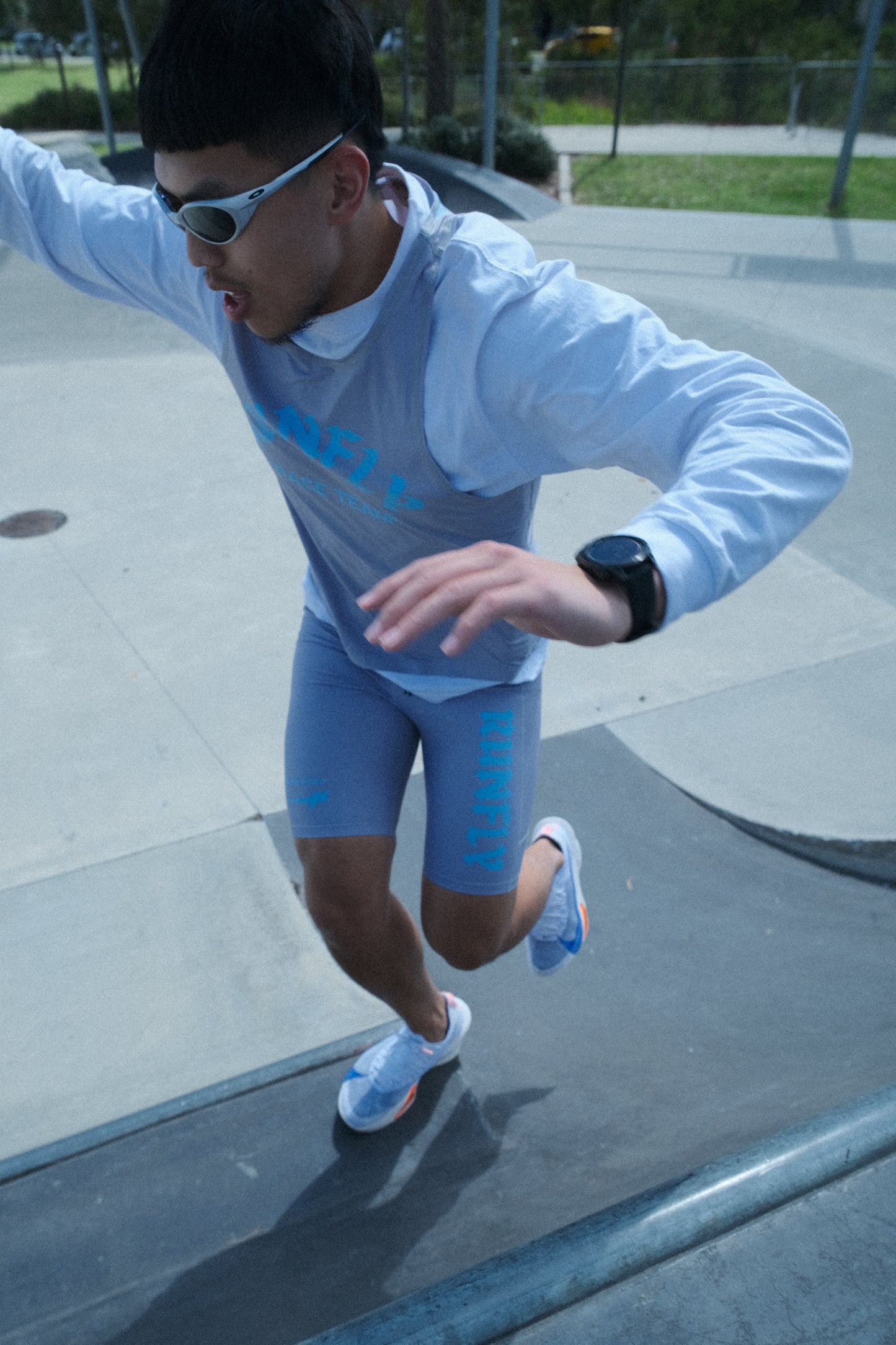 Grey Race Singlet