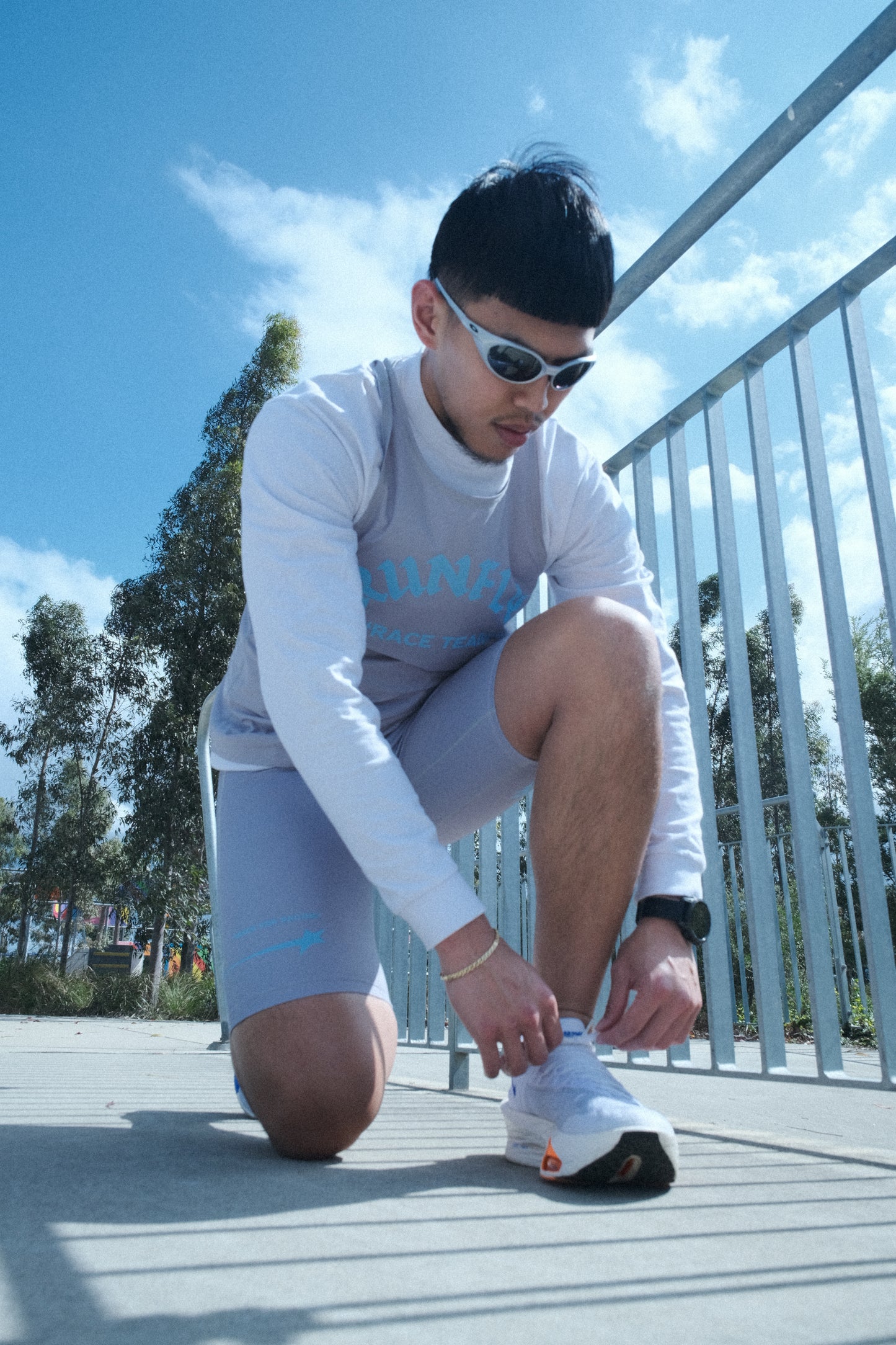 Grey Half Tights