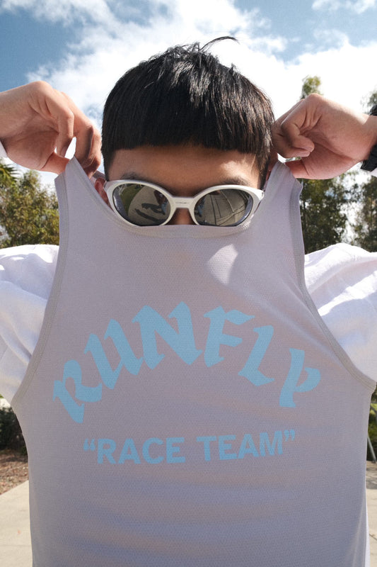Grey Race Singlet